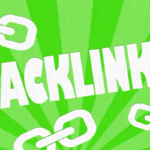 Ilustração estilizada em verde com correntes conectadas e a palavra Backlinks, representando visualmente para que servem os backlinks como elos de autoridade entre sites.